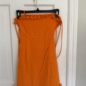 Orange Mini Dress